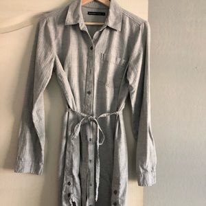 A&F T-Shirt Dress with Tie waist